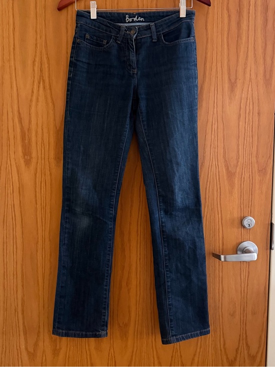 Boden Denim - Boden Dark Blue Straight-Leg Jeans - Women Size 2R